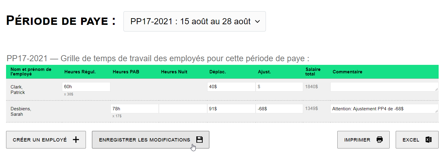 Logo de l'application Périodes de payes simplifiées